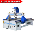L&#39;éléphant bleu 1325 4 axes cnc routeur rond bois sculpture machine avec CE certifié